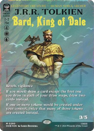 Bard, King of Dale (Book Cover) (Surge Foil) (HOB-280)