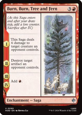 Burn, Burn, Tree and Fern (HOB-090)