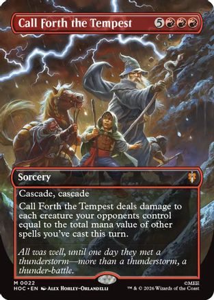 Call Forth the Tempest (Borderless) (HOC-022)