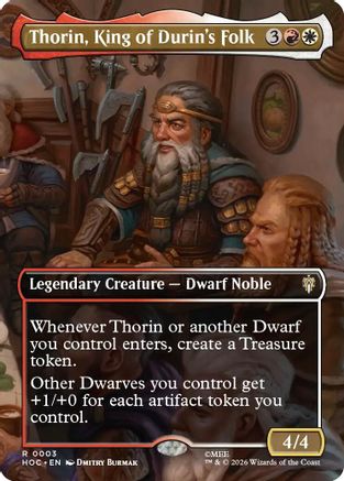 Thorin, King of Durin's Folk (Borderless) (HOC-003) (Foil)