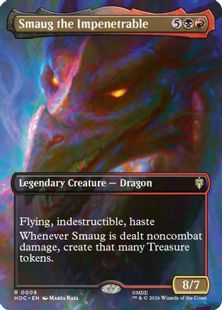 Smaug the Impenetrable (Borderless) (HOC-009) (Foil)