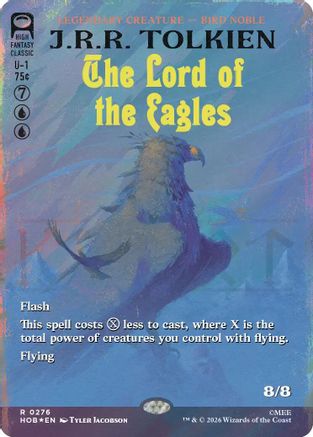 The Lord of the Eagles (Book Cover) (Surge Foil) (HOB-276)