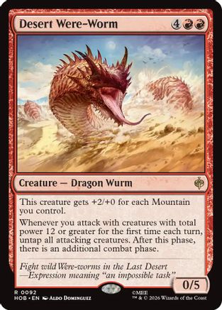 Desert Were-Worm (HOB-092)