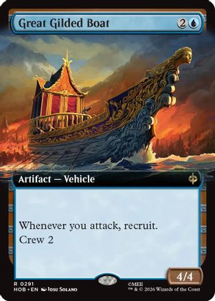 Great Gilded Boat (Extended Art) (HOB-291)