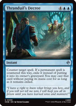 Thranduil's Decree (HOB-056) (Foil)