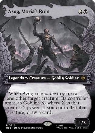 Azog, Moria's Ruin (Showcase) (HOB-222) (Foil)