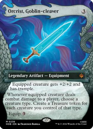 Orcrist, Goblin-cleaver (Showcase) (HOB-236) (Foil)