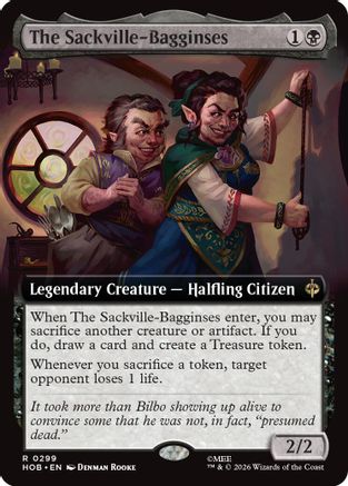 The Sackville-Bagginses (Extended Art) (HOB-299) (Foil)