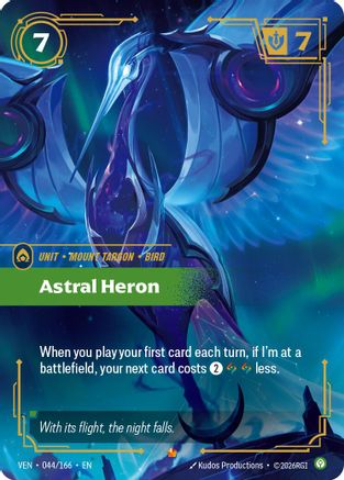 Astral Heron (VEN-044) (Foil)