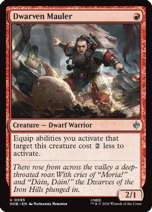 Dwarven Mauler (HOB-095) (Foil)