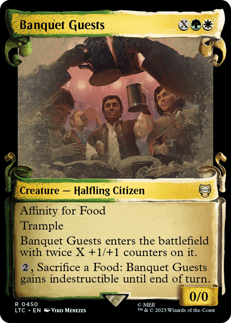 Banquet Guests (LTC-450) (Showcase) (Scroll) (Foil)