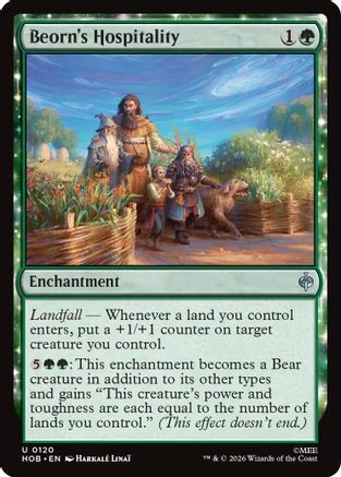 Beorn's Hospitality (HOB-120) (Foil)
