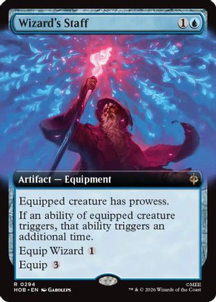 Wizard's Staff (Extended Art) (HOB-294)