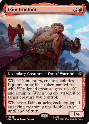 Dain Ironfoot (Extended Art) (HOB-302) (Foil)