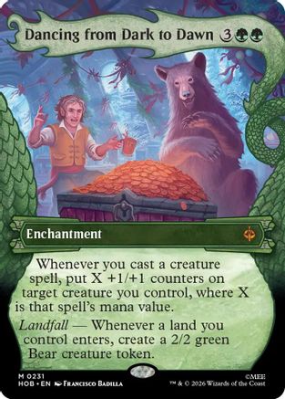 Dancing from Dark to Dawn (Showcase) (HOB-231) (Foil)