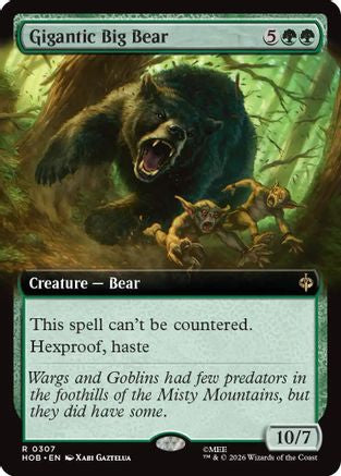 Gigantic Big Bear (Extended Art) (HOB-307) (Foil)