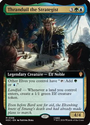 Thranduil the Strategist (Extended Art) (HOC-106)