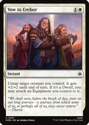 Vow to Erebor (HOB-031) (Foil)