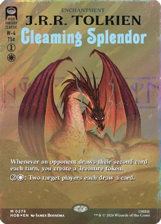 Gleaming Splendor (Book Cover) (Surge Foil) (HOB-275)