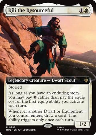 Kili the Resourceful (Extended Art) (HOB-287) (Foil)