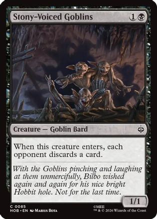 Stony-Voiced Goblins (HOB-085) (Foil)