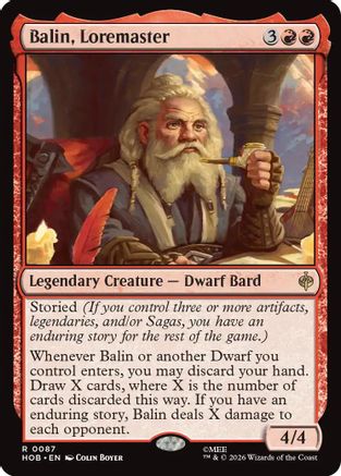 Balin, Loremaster (HOB-087) (Foil)