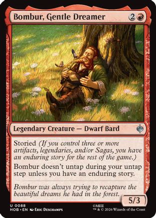 Bombur, Gentle Dreamer (HOB-088) (Foil)