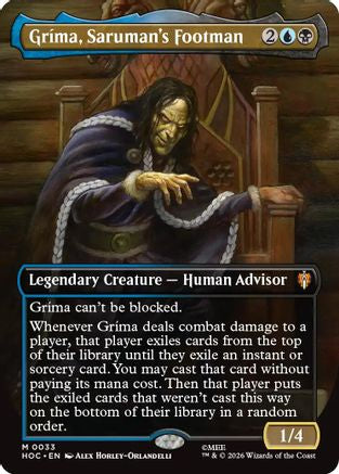 Grima, Saruman's Footman (Borderless) (HOC-033)