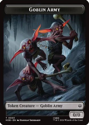 Goblin Army (0003) // Wolf Double-Sided Token (HOB-3 // 9)