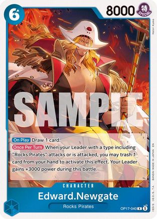 Edward.Newgate (040) (OP17-040) (Foil)
