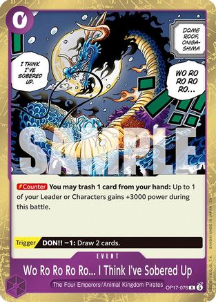 Wo Ro Ro Ro Ro... I Think I've Sobered Up (OP17-076) (Foil)