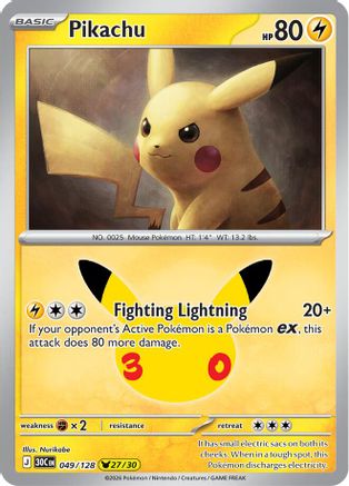 Pikachu (30C-049) (Holofoil)