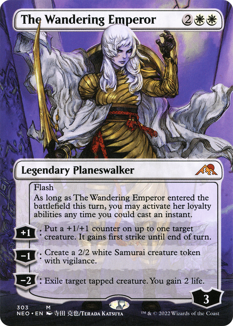 The Wandering Emperor (NEO-303) (Borderless) (Foil)