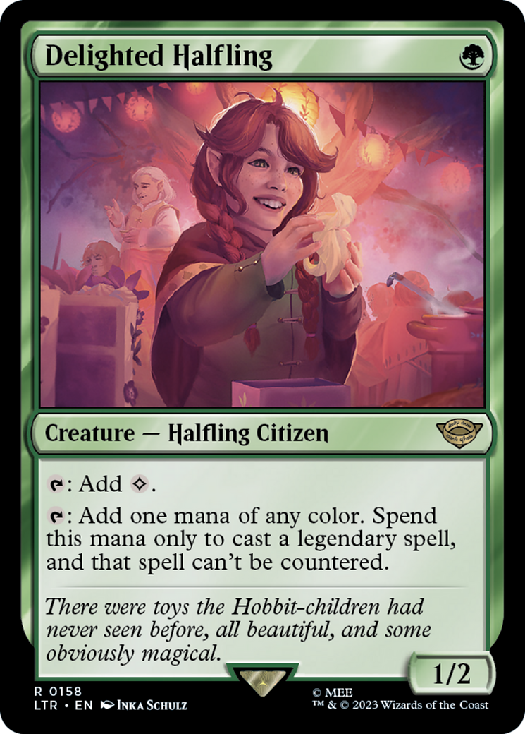 Delighted Halfling (LTR-158) (Foil)