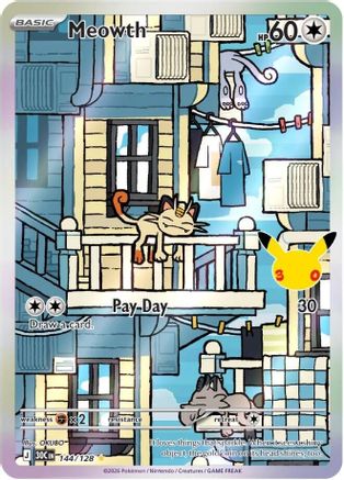 Meowth (30C-144) (Holofoil)