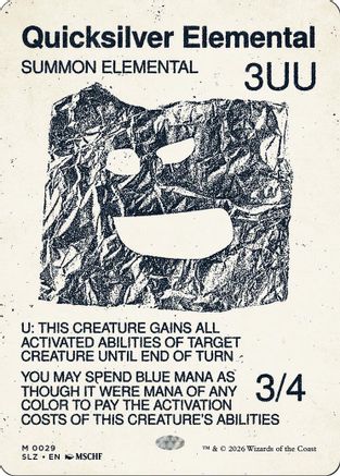 Quicksilver Elemental (0029) (SLZ-029)