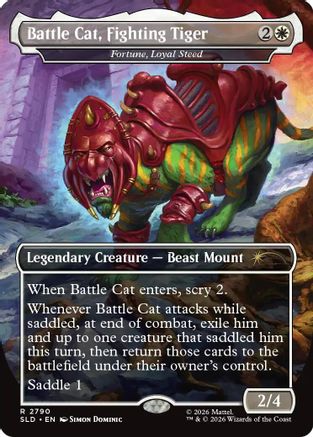Battle Cat, Fighting Tiger - Fortune, Loyal Steed (SLD-2790)