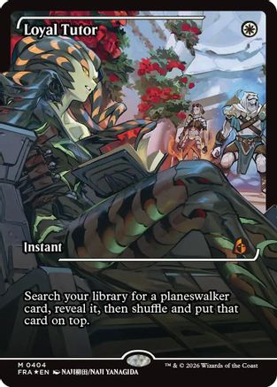 Loyal Tutor (Showcase) (FRA-404) (Foil)