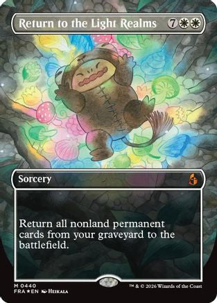 Return to the Light Realms (Borderless) (0440) (FRA-440) (Foil)