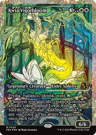 Kwia Vigorbloom (Showcase) (Fracture Foil) (0420) (FRA-420)
