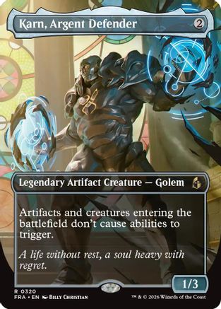 Karn, Argent Defender (Borderless) (FRA-320)