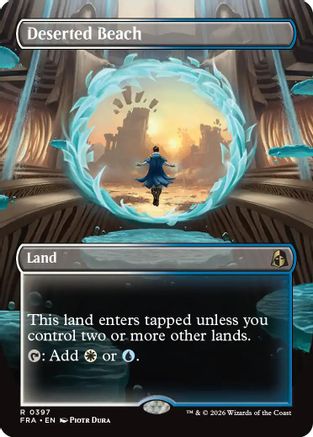 Deserted Beach (Borderless) (FRA-397) (Foil)