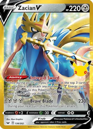 Zacian V (30C-138) (Holofoil)