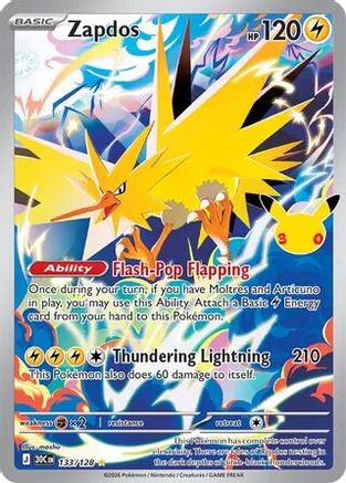 Zapdos (30C-133) (Holofoil)