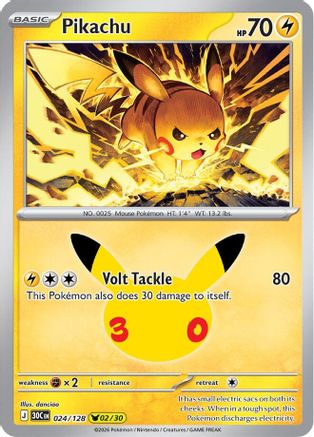 Pikachu (30C-024) (Holofoil)