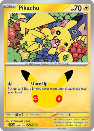 Pikachu (30C-048) (Holofoil)