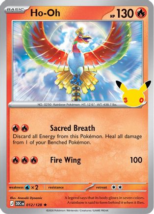Ho-Oh (30C-012) (Holofoil)