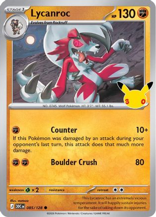 Lycanroc (30C-085) (Holofoil)