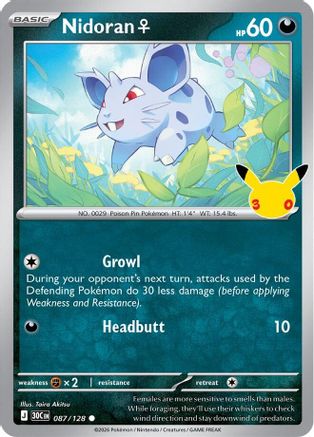 Nidoran F (30C-087) (Holofoil)