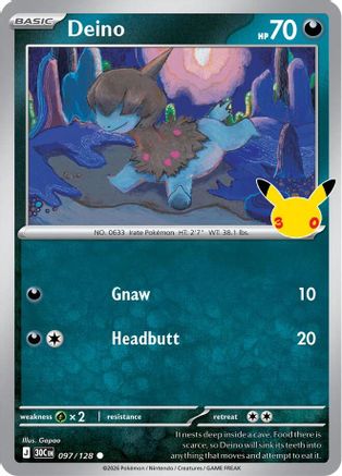 Deino (30C-097) (Holofoil)